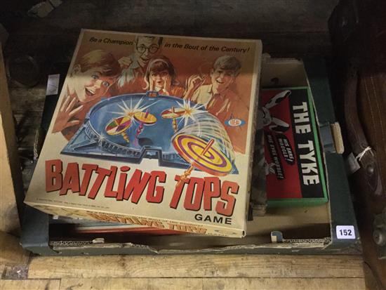 Box of mixed board games